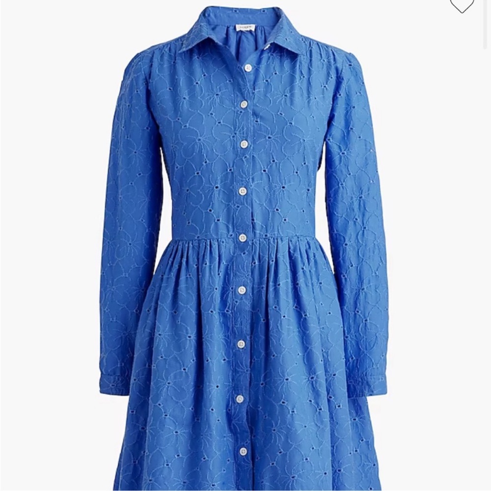 J. Crew Blue Floral Mini Dress
